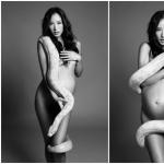 蒋怡二胎得子凑成“好” 曝光身缠蟒蛇唯美孕照 蒋怡二胎得子凑成“好” 曝光身缠蟒蛇唯美孕照
